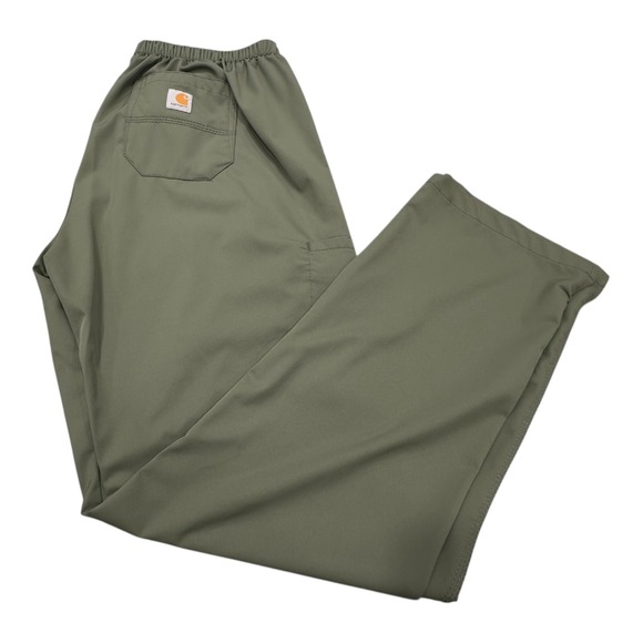Carhartt Pants Sz Medium  Military Green  Liberty Force Scrubs  Work‎ C52106 - Picture 3 of 12